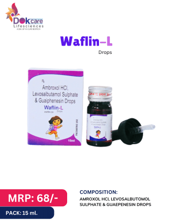 WAFLIN-L pediatric drops from Dokcare Lifesciences,