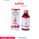 LAFFRIN Suspension bottle featuring Liquid Paraffin, Milk of Magnesia, and Sodium Picosulphate composition.