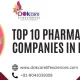 Top 10 Pharmaceutical Companies in India